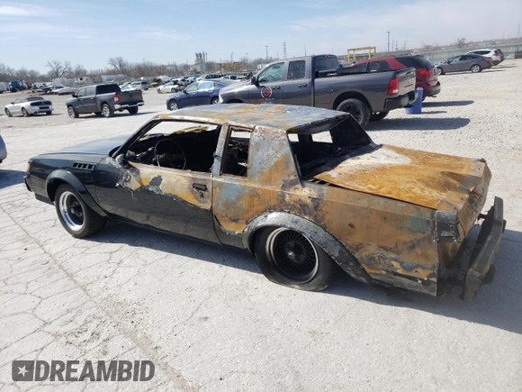 1987 Buick Regal with VIN 1G4GJ117XHP452212, listed as a Copart auction lot 45395424 with Not Provided miles and Non Repairable. Bid and sale history available at DreamBid. Image 2.
