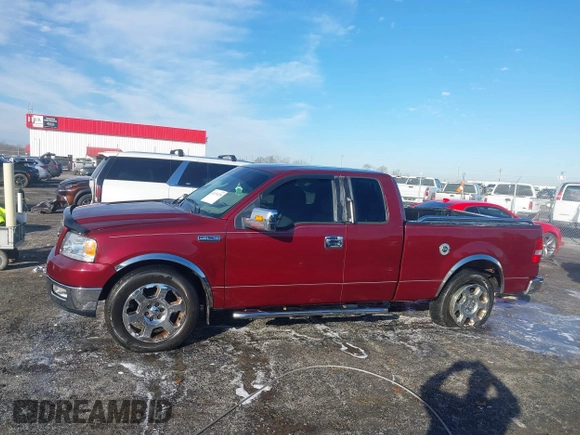 2005 Ford F-150 XLT with VIN 1FTPX12585NA02887, listed as a IAAI auction lot 41353228 with 162,863 mi miles. Bid and sale history available at carsss.com. Image 14.
