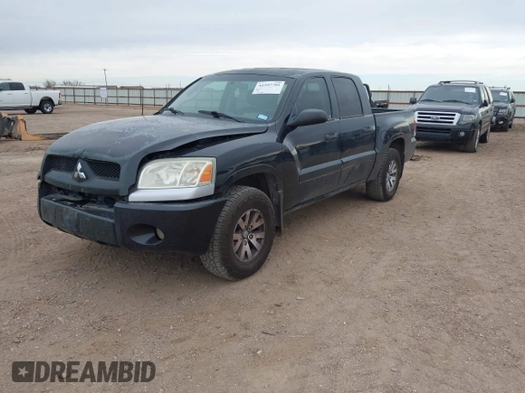 2008 Mitsubishi Raider LS z VIN 1Z7HC28K18S588457, wystawiony jako IAAI lot #41597701 z przebiegiem 155 343 mil mil oraz . Historia ofert i sprzedaży dostępna na DreamBid. Obrazek 2.