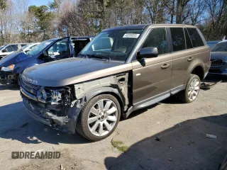 2012 Land Rover Range Rover Sport HSE Lux with VIN SALSK2D44CA725751, listed as a Copart auction lot 46399055 with 166,386 mi miles and Non Repairable. Bid and sale history available at DreamBid. Image 1.