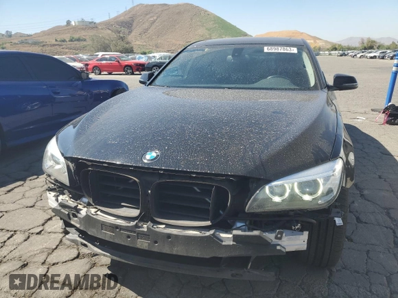 2015 BMW 7 Series 740Li with VIN WBAYE4C59FD947328, listed as a Copart auction lot 68987863 with 117,312 mi miles and . Bid and sale history available at DreamBid. Image 5.