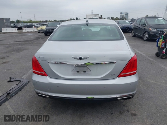 2017 Genesis G90 Premium with VIN KMHG34JA4HU034088, listed as a IAAI auction lot 42180397 with 123,318 mi miles and . Bid and sale history available at DreamBid. Image 17.