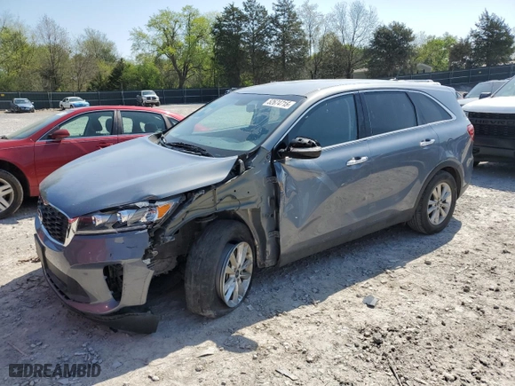 2020 Kia Sorento LX V6 with VIN 5XYPG4A57LG620984, listed as a Copart auction lot 52674715 with 79,040 mi miles and Salvage Title. Bid and sale history available at carsss.com. Image 1.