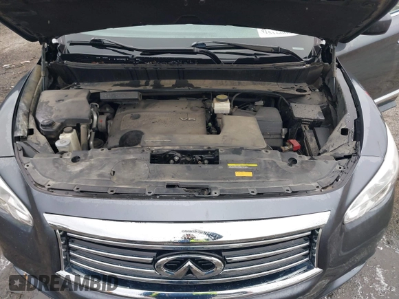 2013 Infiniti JX35 with VIN 5N1AL0MM8DC303486, listed as a IAAI auction lot 41516004 with 155,970 mi miles. Bid and sale history available at carsss.com. Image 10.