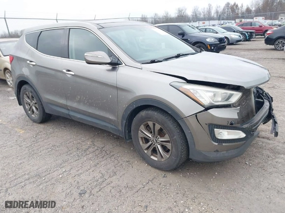 2013 Hyundai Santa Fe Sport with VIN 5XYZUDLB6DG049221, listed as a IAAI auction lot 41104106 with 130,355 mi miles. Bid and sale history available at carsss.com. Image 1.