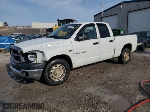 2006 Dodge Ram 2500 SLT with VIN 3D7KR28D56G286181, listed as a Copart auction lot 42049875 with 252,383 mi miles and Salvage Title. Bid and sale history available at carsss.com. Image 1.