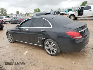 2018 Mercedes-Benz C 300 with VIN WDDWF4JB4JR346460, listed as a Copart auction lot 55768375 with 120,508 mi miles and Salvage title. Bid and sale history available at DreamBid. Image 2.