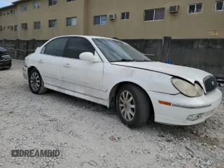 2003 Hyundai Sonata GLS with VIN KMHWF35H03A879762, listed as a Copart auction lot 84282744 with 192,132 mi miles and Salvage Title. Bid and sale history available at carsss.com. Image 4.