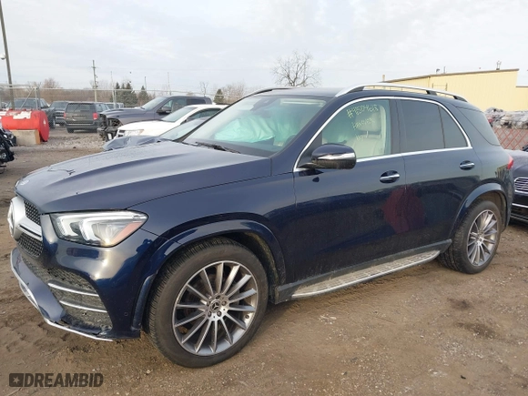 2022 Mercedes-Benz GLE with VIN 4JGFB4KB8NA709475, listed as a IAAI auction lot 41504618 with 18,592 mi miles. Bid and sale history available at carsss.com. Image 18.