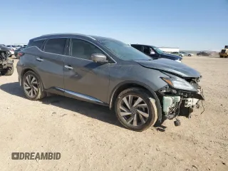 2020 Nissan Murano SL with VIN 5N1AZ2CJ1LN108365, listed as a Copart auction lot 43200595 with 76,323 mi miles and Salvage title. Bid and sale history available at DreamBid. Image 4.