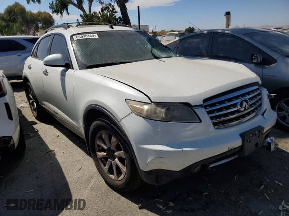 2008 Infiniti FX35 with VIN JNRAS08U18X104554, listed as a Copart auction lot 65936164 with 192,679 mi miles and Salvage Title. Bid and sale history available at carsss.com. Image 4.