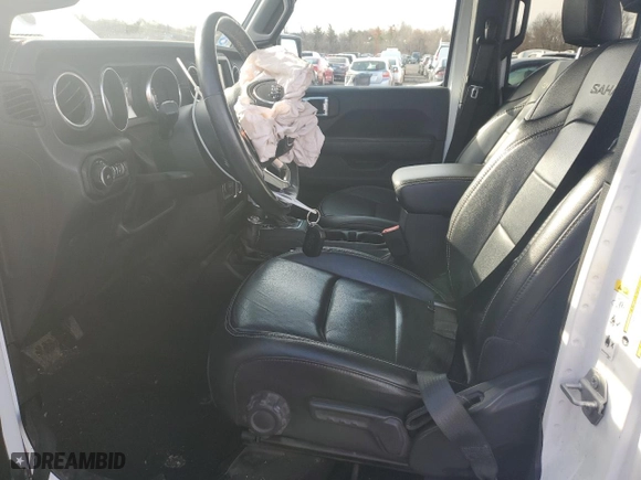 2018 Jeep Wrangler Unlimited Sahara with VIN 1C4HJXEG3JW242116, listed as a Copart auction lot 50512445 with 49,920 mi miles and Salvage Title. Bid and sale history available at carsss.com. Image 7.