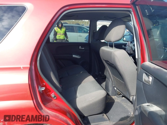 2010 Kia Sportage LX with VIN KNDKGCA39A7702017, listed as a IAAI auction lot 41596204 with 117,670 mi miles and . Bid and sale history available at carsss.com. Image 8.