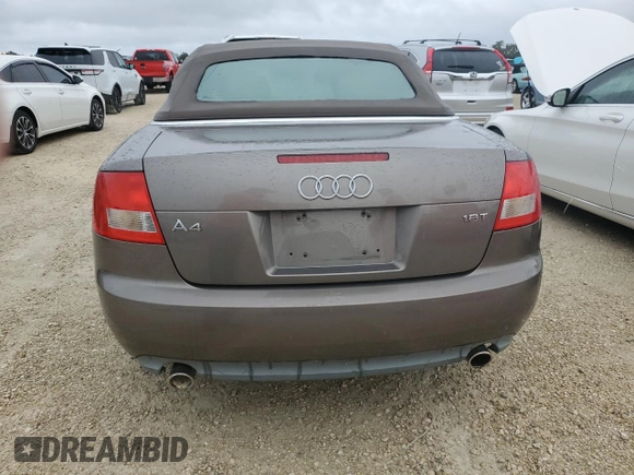 2005 Audi A4 1.8T с VIN WAUAC48H15K016424, выставлен на аукционе Copart как лот 74792574 с пробегом 74 077 миль миль и Списание • Salvage title. История ставок и продаж доступна на DreamBid. Изображение 6.