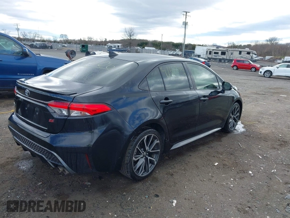 2020 Toyota Corolla SE with VIN JTDS4RCEXLJ040738, listed as a IAAI auction lot 41717706 with 71,194 mi miles and . Bid and sale history available at DreamBid. Image 4.