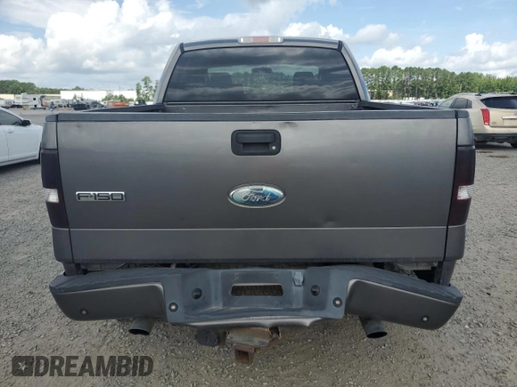 2008 Ford F-150 XLT with VIN 1FTPW14V48FB08820, listed as a Copart auction lot 64747015 with 307,040 mi miles and Salvage title. Bid and sale history available at DreamBid. Image 6.