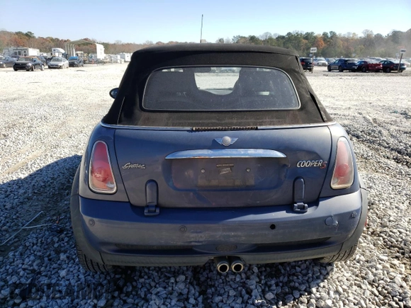 2007 MINI Convertible S with VIN WMWRH33547TL93855, listed as a Copart auction lot 78313133 with 130,832 mi miles and Salvage title. Bid and sale history available at DreamBid. Image 6.