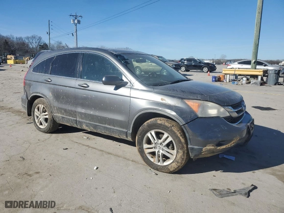 2010 Honda CR-V EX-L with VIN JHLRE4H71AC011688, listed as a Copart auction lot 47208055 with 0 mi miles and Salvage Title. Bid and sale history available at carsss.com. Image 4.