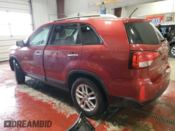 2015 Kia Sorento LX with VIN 5XYKT4A65FG644249, listed as a Copart auction lot 45676825 with 147,456 mi miles and Salvage Title. Bid and sale history available at carsss.com. Image 2.