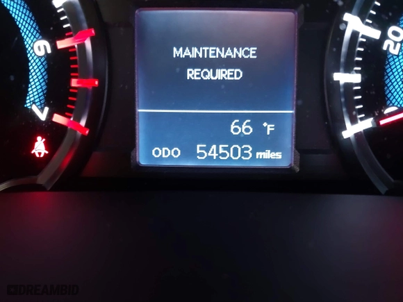 2019 Toyota 4Runner SR5 with VIN JTEBU5JR0K5693273, listed as a IAAI auction lot 41882761 with 54,503 mi miles. Bid and sale history available at carsss.com. Image 15.