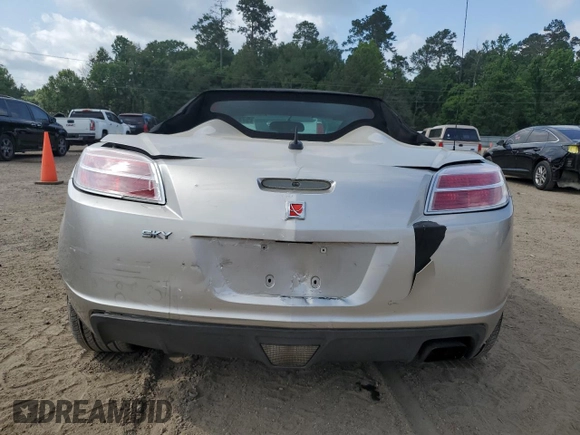 2007 Saturn Sky z VIN 1G8MB35B57Y135858, wystawiony jako Copart lot #57312395 z przebiegiem 46 140 mil mil oraz Szkoda całkowita • Salvage title. Historia ofert i sprzedaży dostępna na DreamBid. Obrazek 6.