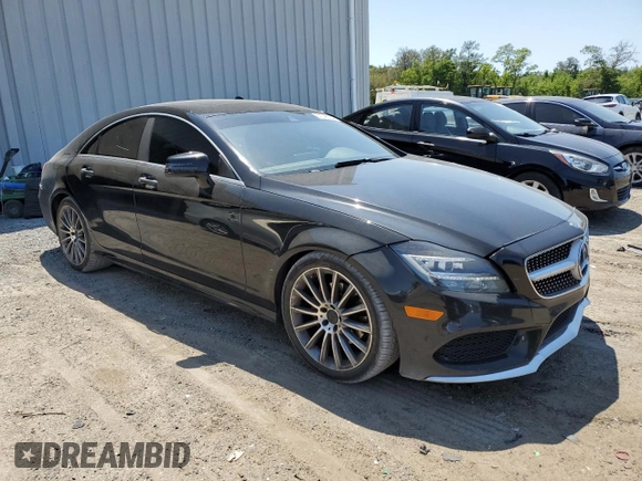 2015 Mercedes-Benz CLS-Class CLS 400 with VIN WDDLJ6FB2FA147144, listed as a Copart auction lot 51049184 with 265,213 mi miles. Bid and sale history available at carsss.com. Image 4.
