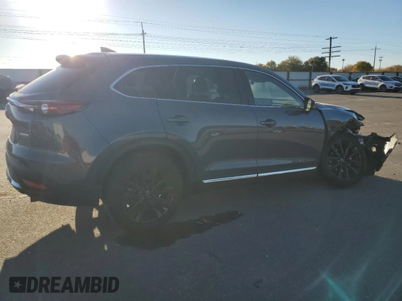 2023 Mazda CX-9 Carbon Edition with VIN JM3TCBDY5P0644708, listed as a Copart auction lot 79280874 with 32,056 mi miles and Salvage Title. Bid and sale history available at carsss.com. Image 3.
