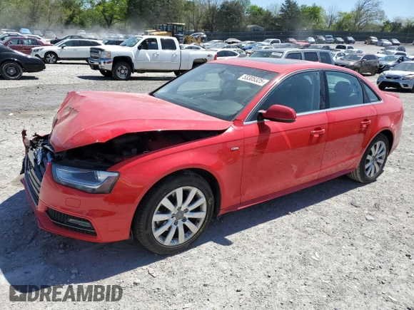 2015 Audi A4 Premium с VIN WAUAFAFL8FN017034, выставлен на аукционе Copart как лот 53305325 с пробегом 114 119 миль миль и Списание • Salvage title. История ставок и продаж доступна на DreamBid. Изображение 1.
