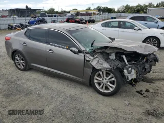 2013 Kia Optima EX with VIN 5XXGN4A7XDG153542, listed as a Copart auction lot 52242315 with 214,249 mi miles and Salvage title. Bid and sale history available at DreamBid. Image 4.
