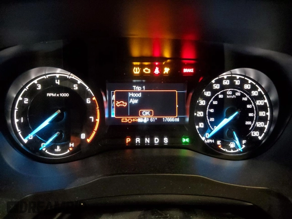 2023 Ford Ranger XL with VIN 1FTER4FH3PLE34602, listed as a Copart auction lot 56864085 with 17,666 mi miles and Salvage title. Bid and sale history available at DreamBid. Image 9.