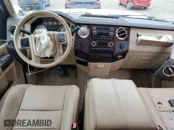 2010 Ford F-250 XL with VIN 1FTSW2AR1AEA31293, listed as a Copart auction lot 85756814 with 118,994 mi miles and Salvage title. Bid and sale history available at DreamBid. Image 8.