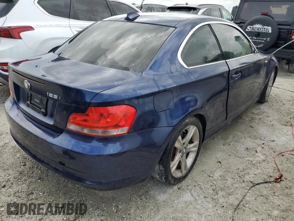 2013 BMW 1 Series 128i with VIN WBAUP7C51DVP24816, listed as a Copart auction lot 76471594 with Not Provided miles and Salvage Title. Bid and sale history available at carsss.com. Image 3.
