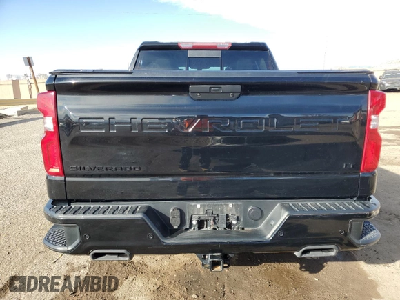 2021 Chevrolet Silverado 1500 LT Trail Boss with VIN 1GCPYFEL7MZ172461, listed as a Copart auction lot 46860225 with 41,742 mi miles and Salvage Title. Bid and sale history available at DreamBid. Image 6.