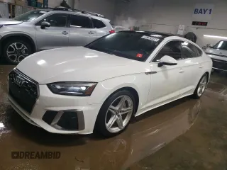 2021 Audi A5 Sportback S line Premium with VIN WAUDACF53MA016807, listed as a Copart auction lot 88782445 with 93,239 mi miles and Clean Title. Bid and sale history available at carsss.com. Image 1.