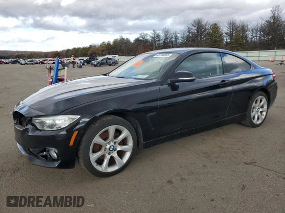 2015 BMW 4 Series 428i xDrive z VIN WBA3N9C57FK248170, wystawiony jako Copart lot #43740655 z przebiegiem 77 401 mil mil oraz Czysty tytuł • Clean title. Historia ofert i sprzedaży dostępna na DreamBid. Obrazek 1.