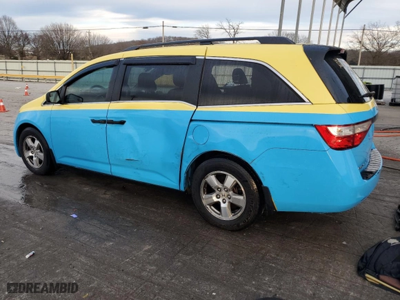 2012 Honda Odyssey LX with VIN 5FNRL5H22CB054309, listed as a Copart auction lot 46706625 with 105,515 mi miles and Salvage Title. Bid and sale history available at carsss.com. Image 2.