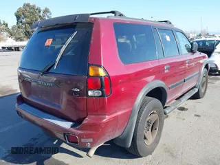 2000 Mitsubishi Montero Sport LS with VIN JA4LS31H9YP003716, listed as a IAAI auction lot 41466105 with 244,397 mi miles. Bid and sale history available at carsss.com. Image 4.