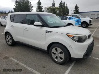 2016 Kia Soul with VIN KNDJN2A21G7342897, listed as a Copart auction lot 53576865 with 104,554 mi miles and Salvage Title. Bid and sale history available at carsss.com. Image 4.