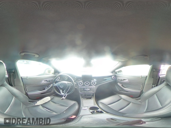 2014 Mercedes-Benz CLA 250 with VIN WDDSJ4EB4EN105826, listed as a Copart auction lot 56993945 with 123,317 mi miles and Salvage title. Bid and sale history available at DreamBid. Image 14.