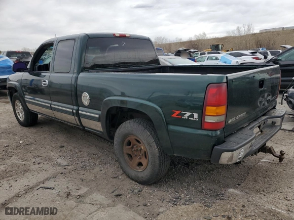 2002 Chevrolet Silverado 1500 LT with VIN 2GCEK19T421423061, listed as a Copart auction lot 50260065 with 0 mi miles and Clean Title. Bid and sale history available at carsss.com. Image 2.