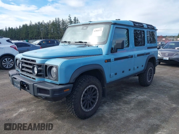 2024 Ineos Grenadier z VIN SC6GM1CA1RF010304, wystawiony jako IAAI lot #41903172 z przebiegiem 3781 mil mil oraz . Historia ofert i sprzedaży dostępna na DreamBid. Obrazek 2.