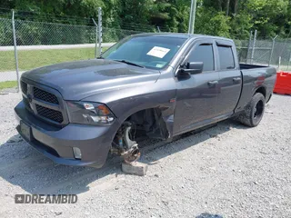 2014 Ram 1500 Tradesman with VIN 1C6RR7FTXES192585, listed as a IAAI auction lot 42438664 with 156,678 mi miles and . Bid and sale history available at DreamBid. Image 19.