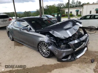 2018 Mercedes-Benz CLS-Class CLS 550 with VIN WDDLJ7DB8JA205632, listed as a Copart auction lot 54683234 with 93,950 mi miles. Bid and sale history available at carsss.com. Image 4.