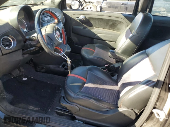 2013 FIAT 500e с VIN 3C3CFFGEXDT732116, выставлен на аукционе Copart как лот 74983534 с пробегом 69 446 миль миль и Списание • Salvage title. История ставок и продаж доступна на DreamBid. Изображение 7.