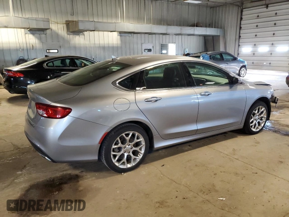 2016 Chrysler 200 C with VIN 1C3CCCEG4GN123149, listed as a Copart auction lot 41413255 with 82,506 mi miles and Clean Title. Bid and sale history available at carsss.com. Image 3.