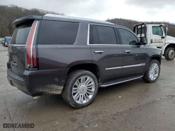 2016 Cadillac Escalade Platinum with VIN 1GYS4DKJ9GR327698, listed as a Copart auction lot 40328834 with 88,881 mi miles. Bid and sale history available at carsss.com. Image 3.