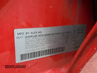 2011 Audi A4 Premium z VIN WAUDFAFL2BA110257, wystawiony jako Copart lot #50890395 z przebiegiem Nie podano mil oraz Szkoda całkowita • Salvage title. Historia ofert i sprzedaży dostępna na DreamBid. Obrazek 12.