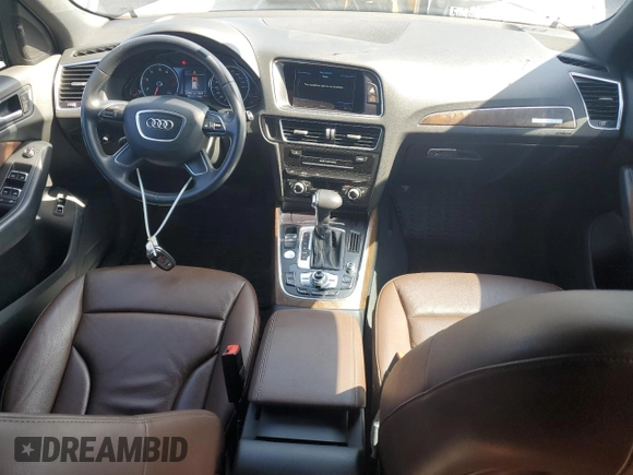 2015 Audi Q5 Premium Plus with VIN WA1LFAFP7FA109705, listed as a Copart auction lot 61877535 with 77,939 mi miles and Salvage title. Bid and sale history available at DreamBid. Image 8.