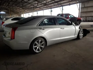 2013 Cadillac ATS Luxury with VIN 1G6AH5RX9D0137232, listed as a Copart auction lot 41594145 with 99,131 mi miles and Salvage Title. Bid and sale history available at DreamBid. Image 3.