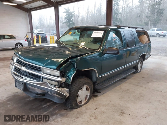 1997 Chevrolet Suburban with VIN 3GNFK16R6VG118242, listed as a IAAI auction lot 41349416 with 183,439 mi miles. Bid and sale history available at carsss.com. Image 17.